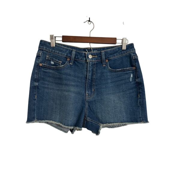 Old Navy Pants - Old Navy HOT OG Straight High-Rise Secret Smooth Pockets Stretch Denim Shorts 10